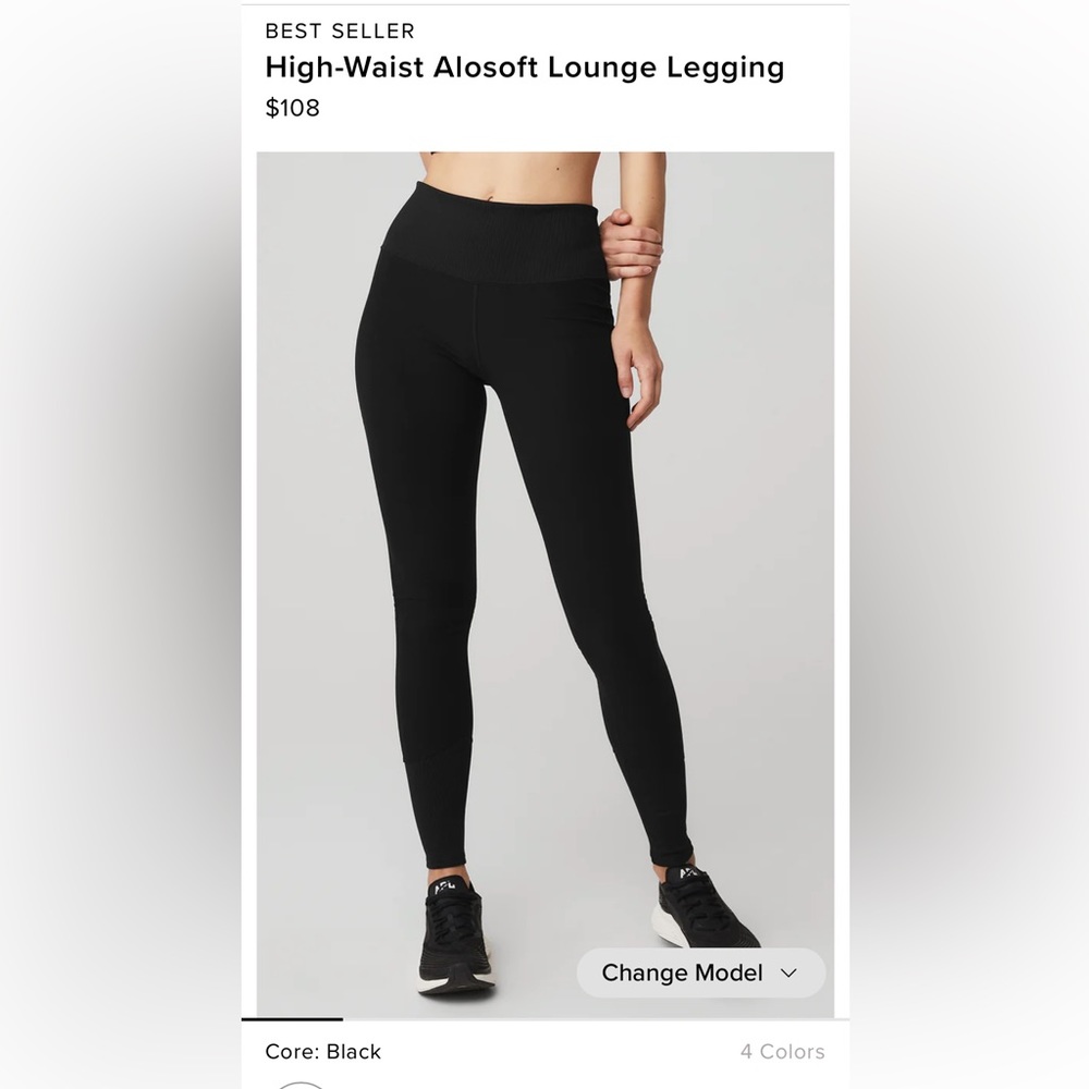 Alo yoga high waist alosoft lounge legging